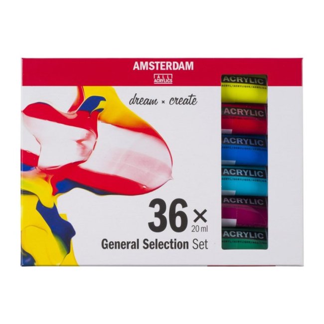  Set akryl Amsterdam 36 x 20 ml
