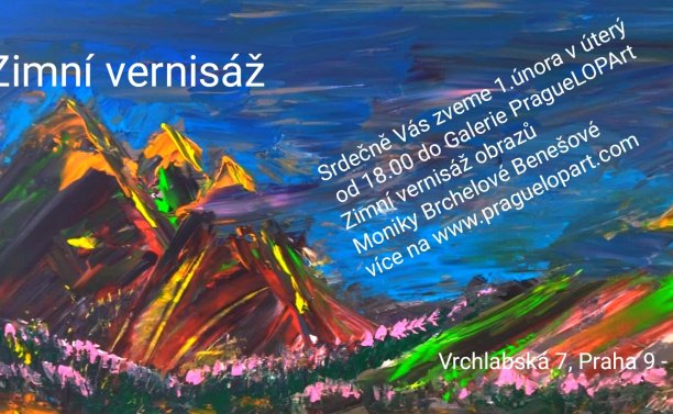 Pozvánka na Zimní vernisáž 1.února