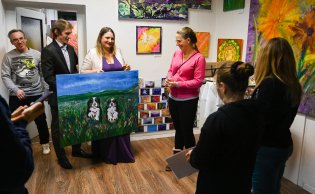 7.12. se konala vánoční vernisáž